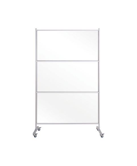 Image 1 of Mobile Stand with Glass Panel - Protector Series | Bi-Office