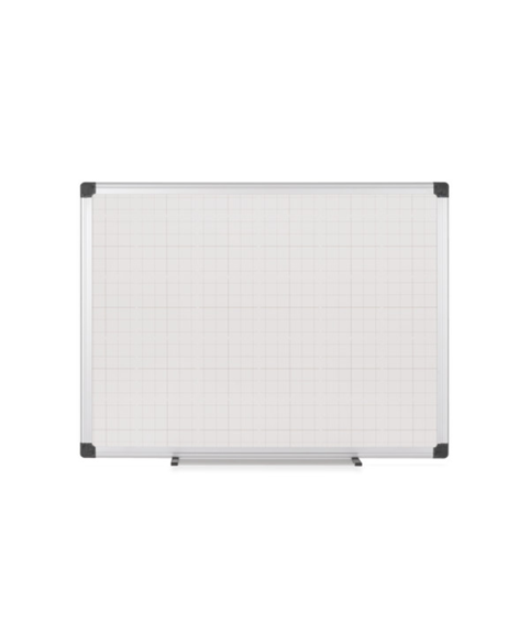 Image 1 of Maya Gridded Aluminium Framed Whiteboard