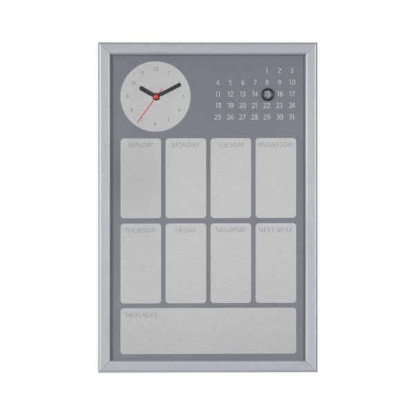 Image 1 of Clock Planner and Calendar Magnetic Board