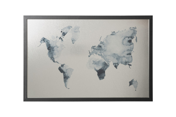 Image 1 of Ink World Map Magnetic Board