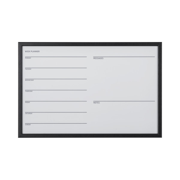 Image 1 of Basic Black Weekly Planner Board