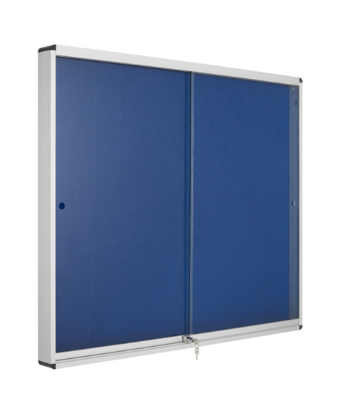 Image 1 of Lockable Boards - Exhibit Indoor Lockable Board Felt