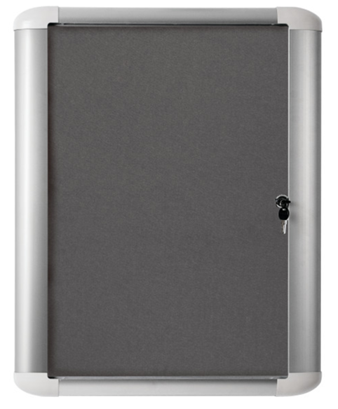 Image 1 of Lockable Boards - MasterVision Indoor Lockable Board Felt