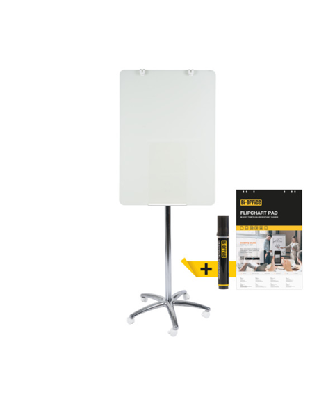 Image 1 of Easels - Business Glass Mobile Easel