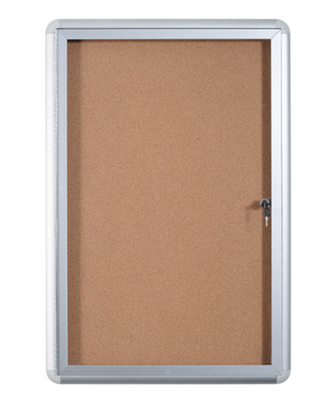 Image 1 of Gallery Cork Lockable Board