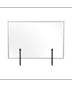 Image 0 of Desktop Glass Board with Clamps, Aluminium Frame - Protector Series | Bi-Office