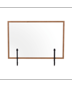 Image 0 of Desktop Glass Board with Clamps, Wood Frame - Protector Series | Bi-Office