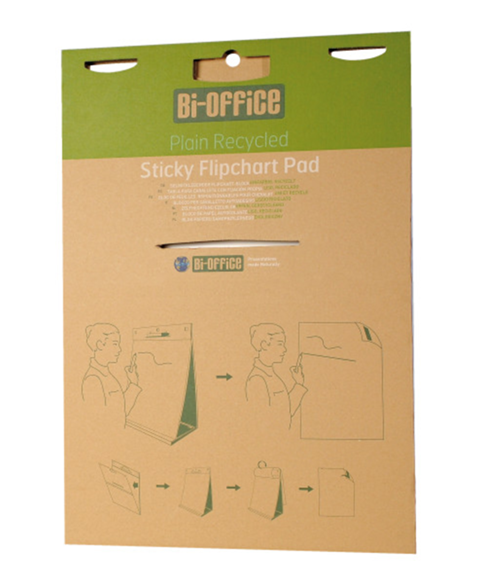 Image 1 of Flipchart Pads - Earth Self-stick Tabletop Flipchart Pad