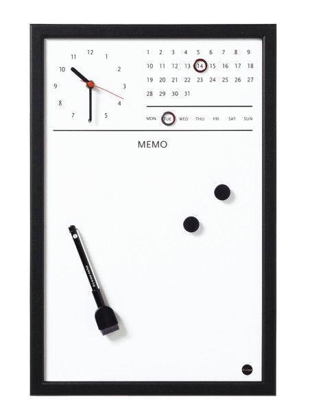 Image 1 of Clock Calendar Magnetic Board