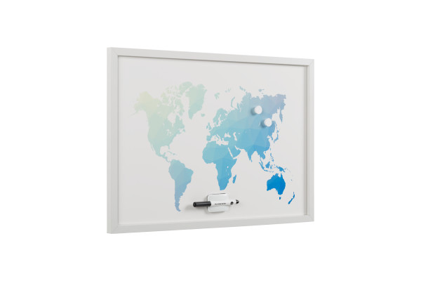 Image 1 of Plygon Word Map Magnetic Whiteboard