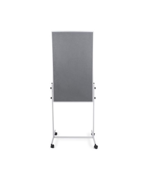 Image 1 of Mobile Duo Whiteboard and Grey Felt
