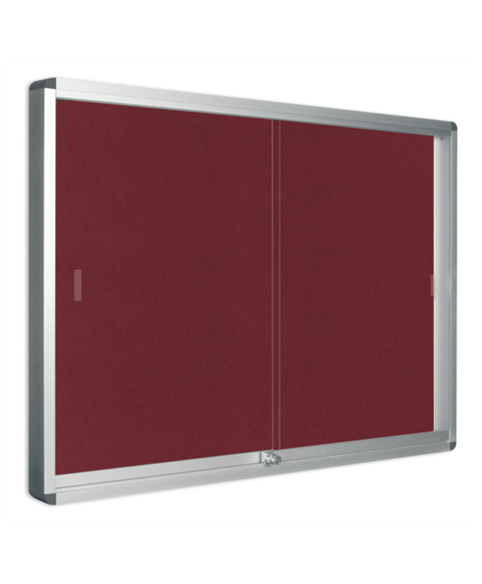 Image 2 of Lockable Boards - Exhibit Indoor Lockable Board Felt