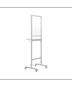 Image 2 of Mobile Individual Workstation with Glass Panel - Protector Series | Bi-Office