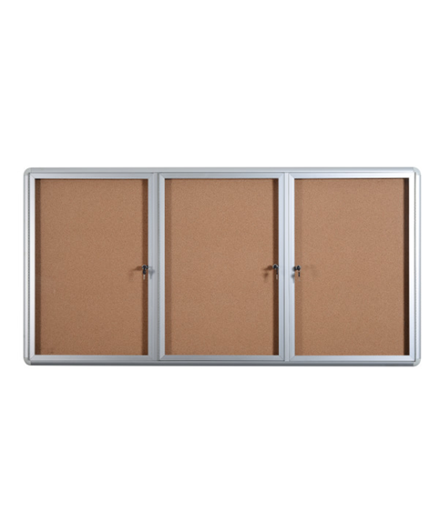 Image 2 of Gallery Cork Lockable Board