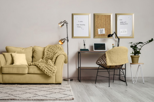 Image 3 of KAMASHI COPPER FRAMED WHITEBOARD