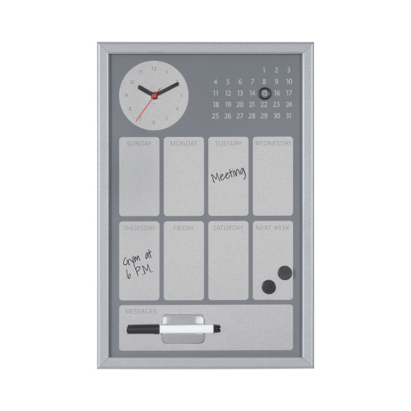 Image 4 of Clock Planner and Calendar Magnetic Board