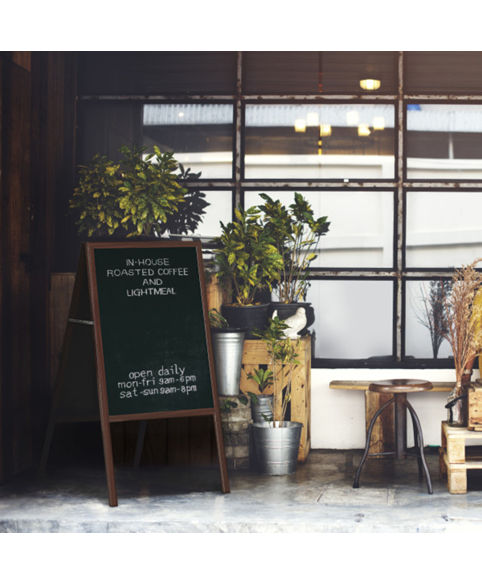 Image 4 of Transitional A-Frame Chalkboard